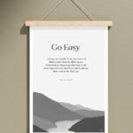 Go Easy — Canvas Wall Hanger