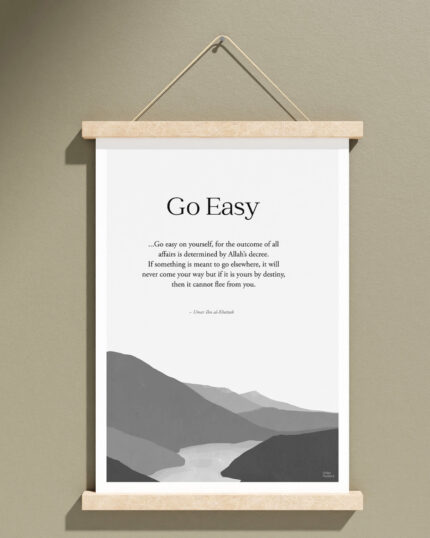 Go Easy — Canvas Wall Hanger